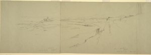 Piirros, Näkymä Akropolista, 1869 tekijältä Frederic Edwin Church