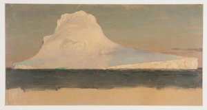 Kelluva jäävuori, labrador tekijältä Frederic Edwin Church