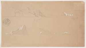 Kelluvat jäävuoret tekijältä Frederic Edwin Church