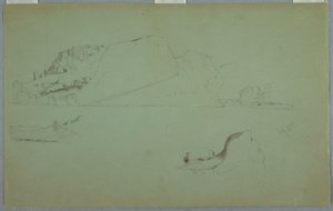 Kelluvat jäävuoret, 15. heinäkuuta 1859 tekijältä Frederic Edwin Church