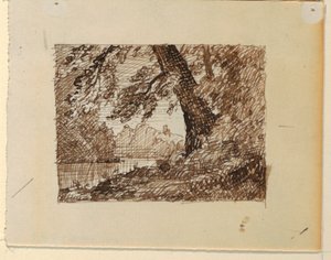 Kuvitteellinen jokimaisema tekijältä Frederic Edwin Church