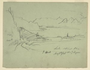 Maisema Itävallassa, 5. elokuuta 1868 tekijältä Frederic Edwin Church