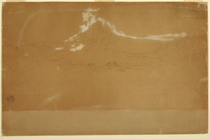 Chimborazo-vuori lähellä Guanojoa ja Guarandaa, Ecuador tekijältä Frederic Edwin Church