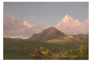 Mount Newport Mount Desert Islandilla, noin 1851-53 tekijältä Frederic Edwin Church
