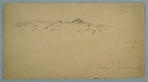 Pichincha-vuori Chillosta, Ecuadorista tekijältä Frederic Edwin Church
