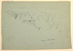 Vuori, Wady el-Arabah, 23. helmikuuta 1868. tekijältä Frederic Edwin Church