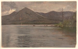 Katahdin-vuori Katahdin-järveltä tekijältä Frederic Edwin Church