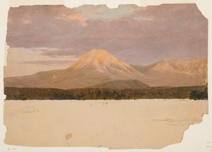 Katahdin-vuori Katahdin-järveltä tekijältä Frederic Edwin Church