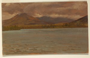 Katahdin-vuori Katahdin-järveltä tekijältä Frederic Edwin Church