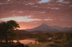 Ktaadn-vuori tekijältä Frederic Edwin Church