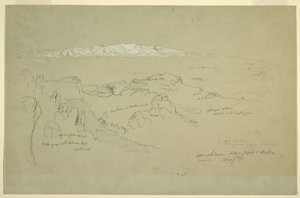 Libanonin vuori Yafoofin ja Baalbekin välillä tekijältä Frederic Edwin Church