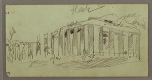 Parthenon valaistu yöllä, Ateena, Kreikka tekijältä Frederic Edwin Church