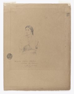 Bolivialaisen tytön muotokuva: Senorita Filetta Molina Bolador del Carmen, Kolumbia tekijältä Frederic Edwin Church