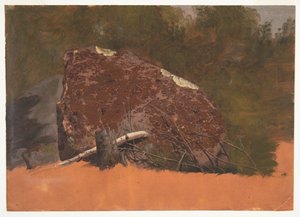 Mahdollisesti Mt. Desert, saari, kallio tekijältä Frederic Edwin Church