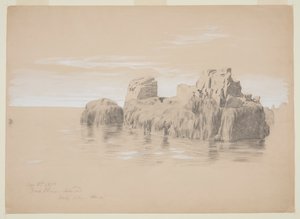 Rocks at the Coast, Grand Manan Island, Kanada tekijältä Frederic Edwin Church