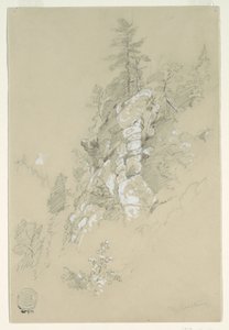 Rocky Hillside, Pohjois-Carolina tekijältä Frederic Edwin Church