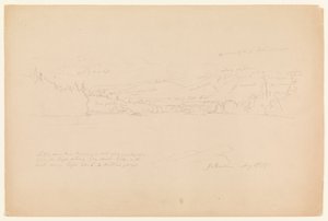Järven ranta ja Katahdin-vuoren juuret tekijältä Frederic Edwin Church