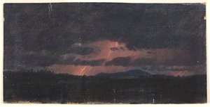 Myrsky Hudson Valleyn yllä, 1867. tekijältä Frederic Edwin Church