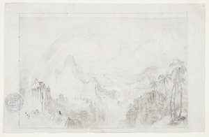 Tutkimus "Rainy Season in the Tropics" tekijältä Frederic Edwin Church
