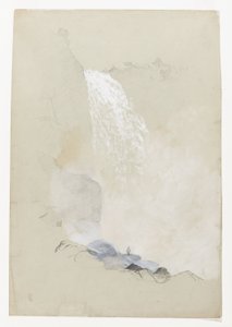 Tutkimus Tequendaman putouksista lähellä Bogotaa, Kolumbia tekijältä Frederic Edwin Church