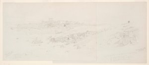 Temppelit aamulla, Baalbek tekijältä Frederic Edwin Church