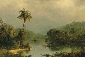 Trooppinen maisema tekijältä Frederic Edwin Church