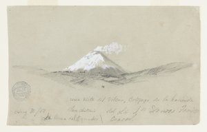 Näkymä Cotapaxille Hacienda San Antoniolta, Ecuador tekijältä Frederic Edwin Church