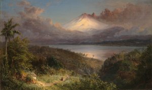 Näkymä Cotopaxista tekijältä Frederic Edwin Church
