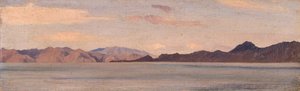 "Vähän-Aasian rannikko Rodokselta katsottuna", 1867 tekijältä Frederic Leighton