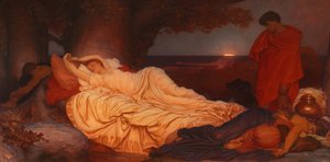 Cymon ja Iphigenia, 1884 tekijältä Frederic Leighton
