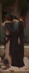 Lachrymae, n. 1894-1895 (öljy kankaalle) tekijältä Frederic Leighton