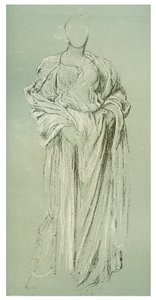 Tutkimus Daphnephoriasta, 1880-1882 tekijältä Frederic Leighton
