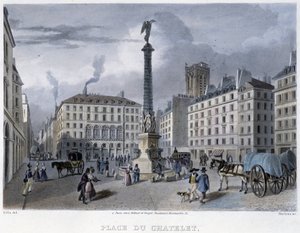 Place du Chatelet - Martensin ""Pariisissa vuonna 1832" -osassa