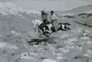 Nopeimman hevosen seremonia, noin 1900 tekijältä Frederic Remington