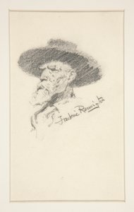 Miehen pää tekijältä Frederic Remington