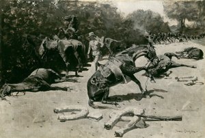 Kuinka hevoset kuolivat maansa puolesta Santiagossa tekijältä Frederic Remington