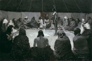 Kerron valkoiselle miehelle tekijältä Frederic Remington