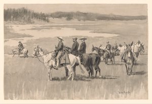 Jokien alkulähteillä - Burgess löytää kahlaamon tekijältä Frederic Remington