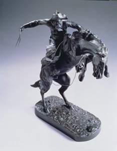 Bronco Buster, 1889 (pronssi ruskealla patinalla)