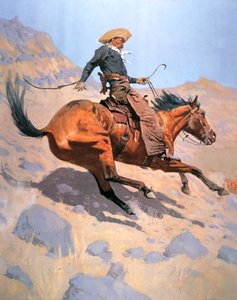 Cowboy (öljy kankaalle)