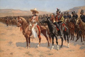 Meksikon majuri, 1889. tekijältä Frederic Remington