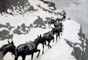Mule Pack tekijältä Frederic Remington