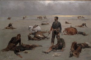 Mitä merkkitön lehmä maksaa tekijältä Frederic Remington