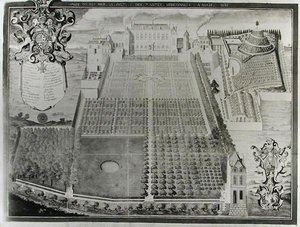 Kings Medical Plant Garden, 1636 tekijältä Frederic Scalberge