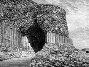 Fingalsin luola, Staffan saari, Skotlanti, 1800-luku
