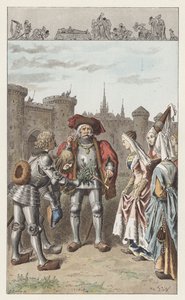 Se oli Anne of Bretagne (väri litho) tekijältä Frederic Theodore (after) Lix