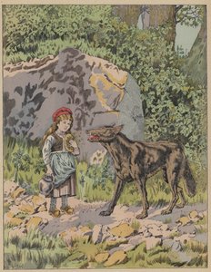 Le Petit Chaperon Rouge, Punahilkka (väri litho)