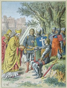 Bertrand Du Guesclin sai kaunan, jota hän halusi pitää Avignon tekijältä Frederic Theodore Lix
