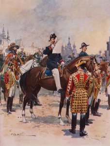 Keisarin kruunajaisia julistavat sanansaattajat tekijältä Frederic de Haenen