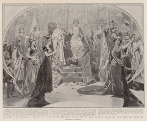 To Help the Guards, Tableau in the Entertainment, jonka järjesti rouva Arthur Paget hänen Majesty